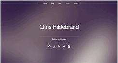 Desktop Screenshot of chrishildebrand.net